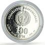 Uzbekistan 100 som x 4 Set Great Ancestors Historic Persons silver coins 1999
