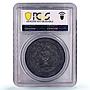 Costa Rica National Medical Contest First Prize AU Details PCGS lead medal 1899