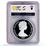 Cayman Is 10 KYD UNICEF Save the Children Child Year Piefort PR69 PCGS coin 1982