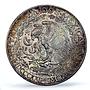 Mexico 2 pesos Independence Centennial Libertad AU55 PCGS silver coin 1921