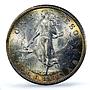 Philippines 1 peso US Decimal Coinage Small Type MS62 PCGS silver coin 1908-S