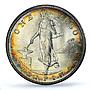 Philippines 1 peso US Decimal Coinage Small Type MS62 PCGS silver coin 1908-S