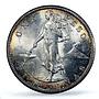 Philippines 1 peso US Decimal Coinage Small Type MS63 PCGS silver coin 1908-S