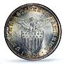 Philippines 1 peso US Decimal Coinage Small Type MS63 PCGS silver coin 1908-S