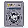 Russia 1 rouble Conservation Red Book Cormorant Bird PR69 PCGS silver coin 2003
