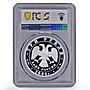 Russia 3 roubles Zodiac Signs Pisces PR70 PCGS silver coin 2004