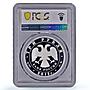 Russia 3 roubles Lunar Calendar Year of the Dragon PR70 PCGS silver coin 2012