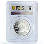 Egypt 1 pound Abbasia Mint Authority 25th Anniversary PR66 PCGS silver coin 1979