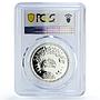 Egypt 1 pound Cairo University Law Faculty Centennial PR68 PCGS silver coin 1980