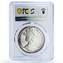 Isle of Man 1 crown Cat Crowns New York Alley PR67 PCGS silver coin 1990