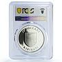 Kiribati 10 dollars Independence 5th Anniversary PR67 PCGS silver coin 1984