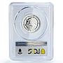 Mexico 1/4 onza Libertad Angel of Independence PR68 PCGS silver coin 2006