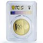 Philippines 100 piso PhilTrust Bank 100th Anniversary PR67 PCGS CuAl coin 2016