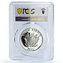 South Africa 1 rand Tourism Industry Train Railways PR69 PCGS silver coin 2001