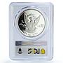 Sudan 10 pounds Khartum Summit Meeting Countermarks PR67 PCGS silver coin 1978