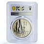Tokelau 1 tala People on the Beach KM-6 MS67 PCGS CuNi coin 1983