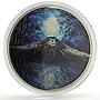 Ivory Coast 2000 francs Night Hunters Owl Bird Fauna Matte 3 oz silver coin 2017