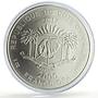 Ivory Coast 2000 francs Night Hunters Owl Bird Fauna Matte 3 oz silver coin 2017