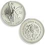 Mexico 1, 1/2, 1/4 onza Set Libertad Angel of Independence silver coins 1992