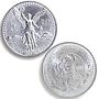 Mexico 1, 1/2, 1/4 onza Set Libertad Angel of Independence silver coins 1992