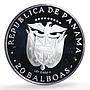 Panama 20 balboas Simon Bolivar 200th Birth Politics proof silver coin 1983
