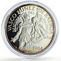 Panama 20 balboas Conquistador Vasco Nunez de Balboa proof silver coin 1984