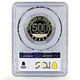 Costa Rica 500 colones Partido de Nicoya Annexation PR70 PCGS bimetal coin 2024