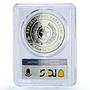 Paraguay 1 guarani Olympic Games in Rio Athletes PR70 PCGS silver coin 2015