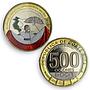 Costa Rica 500 colones Partido de Nicoya Annexation PR68 PCGS bimetal coin 2024