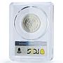 Mexico 1/4 onza Libertad Angel of Independence MS69 PCGS silver coin 1996