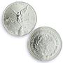 Mexico 1/4 onza Libertad Angel of Independence MS69 PCGS silver coin 1996