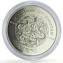 Bhutan 300 ngultrum Lunar Calendar Year of the Ox Bull proof silver coin 1996