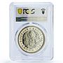 Gr Britain South. Rhodesia 1 crown Cecil Rhodes KM-27 PR65 PCGS silver coin 1953
