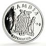 Zambia 500 kwacha Human Rights Health Healthcare Politics proof silver coin 1994