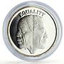 Zambia 500 kwacha Human Rights Equality Politics proof silver coin 1994