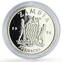 Zambia 500 kwacha Human Rights Association Lion Cub Lamb proof silver coin 1994