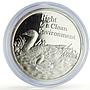 Zambia 500 kwacha Human Rights Clean Environment Duck proof silver coin 1994