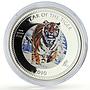 Pitcairn Island 2 dollars Lunar Calendar Year of the Tiger silver coin 2010