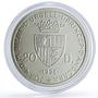 Andorra 20 diners Sydney Olympic Games Discus Throw Matte Gilt silver coin 1998