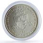 Andorra 20 diners Sydney Olympic Games Javelin Throw Matte Gilt silver coin 1998