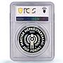 Hungary 200 HUF UNICEF Save the Children Child Year Piefort PR68 PCGS coin 1979