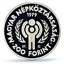 Hungary 200 HUF UNICEF Save the Children Child Year Piefort PR68 PCGS coin 1979
