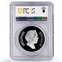 Jordan 3 dinars UNICEF Save the Children Child Year Piefort PR69 PCGS coin 1981