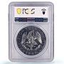 Mexico General Francisco Villa Horseman Politics SP65 PCGS silver medal 1960
