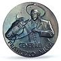 Mexico General Francisco Villa Horseman Politics SP65 PCGS silver medal 1960