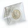 Thailand 20 baht 100th Anniversary of the Thai Railway proof coin 1997