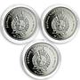 Malta set of 9 coins 10 liras Pope John Paul II CuNi proof 2005