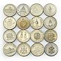 Thailand 2 baht set of 43 coins