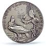 Germany Richthofen Red Baron Planes Aviation Matte SP64 PCGS silver medal 1918