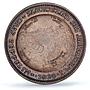 Germany Ferdinand Zeppelin Flight Eckener Durr SP64 PCGS copper medal 1929